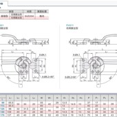 FHS11 L89 113 密封扣 140 怡合达拉手FHS01 125 170 拔插型