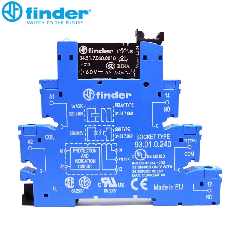 全新原装finder/芬德 38.51.8.240.0060 230-240VAC 6A 继电器