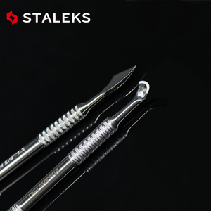 staleks乌克兰俄式美甲工具专业高端钝角钢推指甲去死皮PE52-1/2
