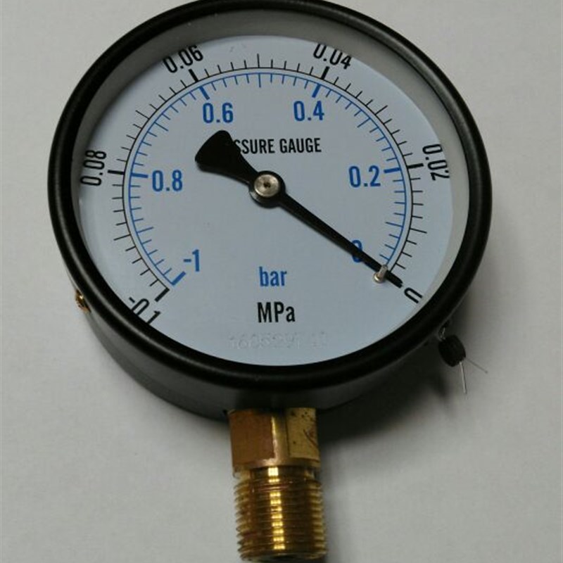 真空负压表 真空表 真空计 pressure gauge -1~0bar/-0.1~0mpa