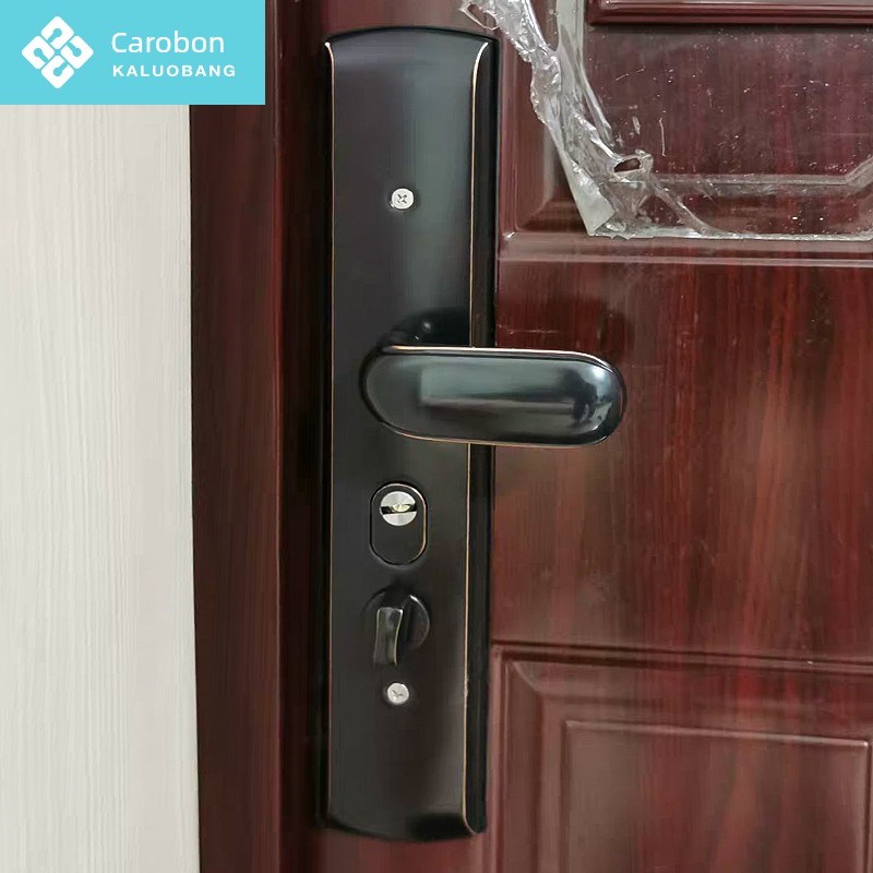 防盗门锁套装锁具家用把手通用型铁门不锈钢大门锁木门锁室内门锁