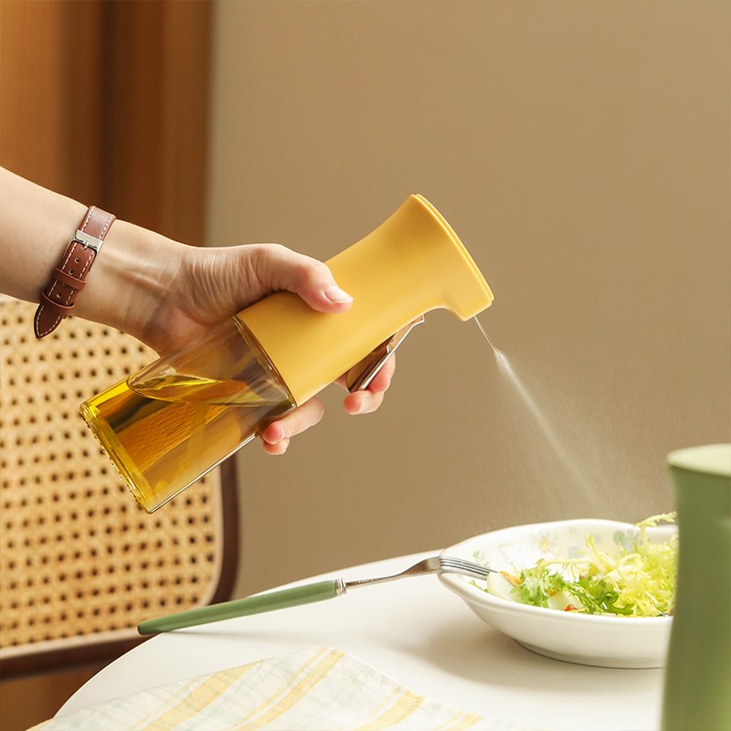蓝莲花家居空气炸锅玻璃喷油瓶喷雾化神器家用厨房食用油壶罐喷壶
