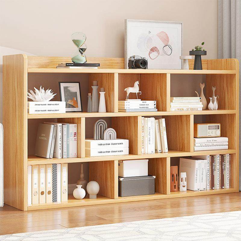 书架落地家用多层放书置物架客厅卧室办公室可移动文件储物格子柜