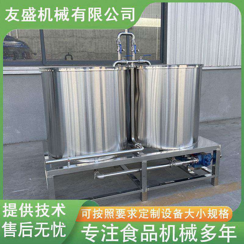 商用大型双连不锈钢煮浆机豆浆加热两连三连煮浆设备自动上浆