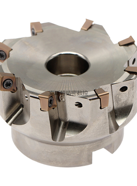 90度直角4NKT060308R快进给铣刀盘4N-TE90开粗重切削双面数控刀盘