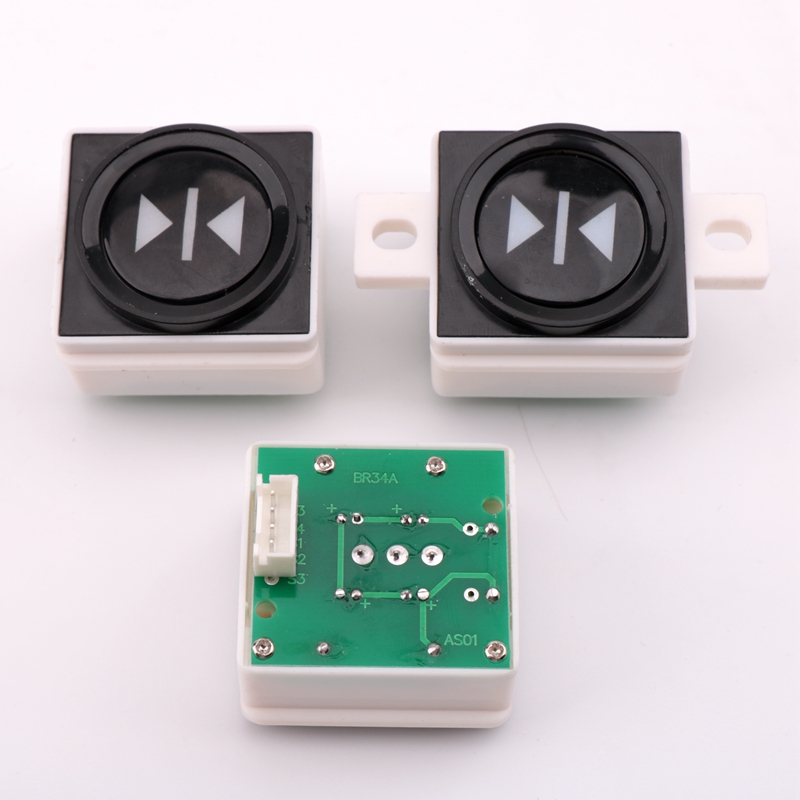 电梯配件适用西子奥的斯按钮otis不带耳按钮MTD150 BR34A按键带耳