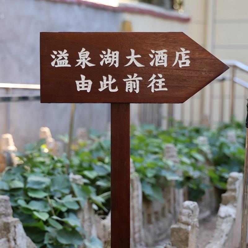 户外立式导向牌指示牌定制酒店民宿景区饭店指路广告标识牌引路牌