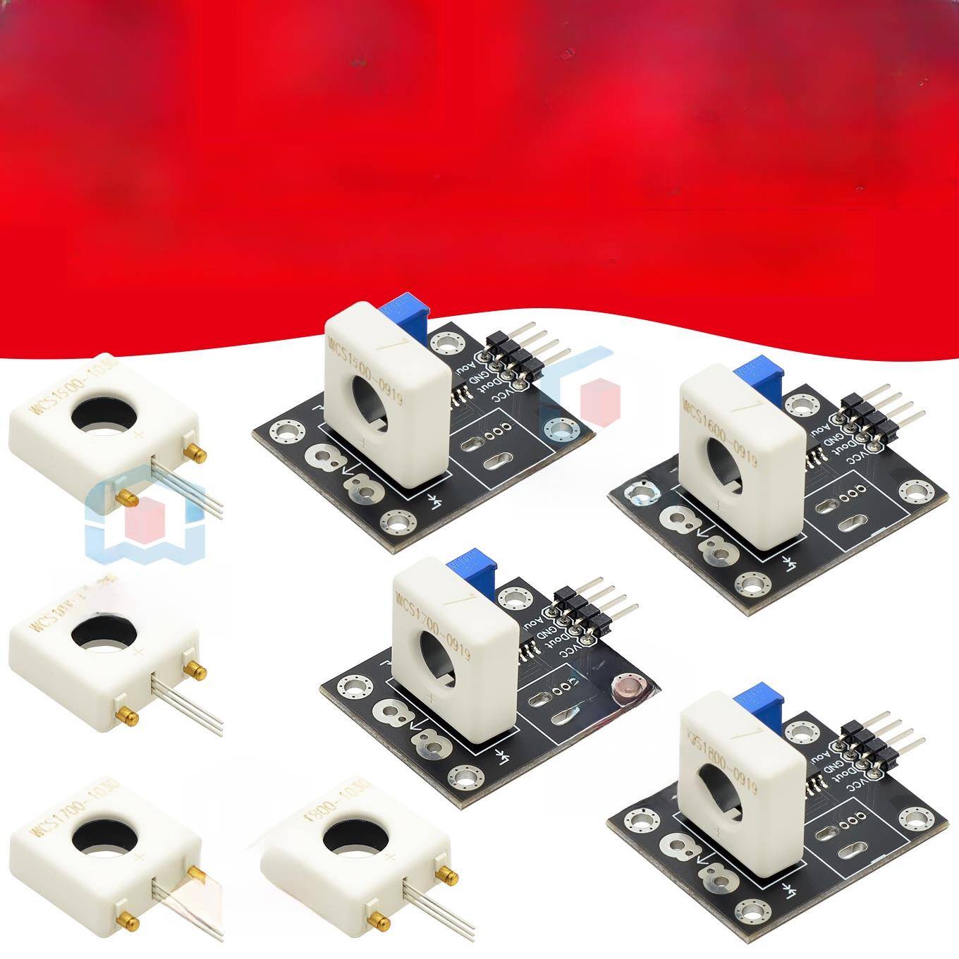 Wcs1700/1800/1600/1500霍尔电流传感器可调35A/70A短路溢出保护