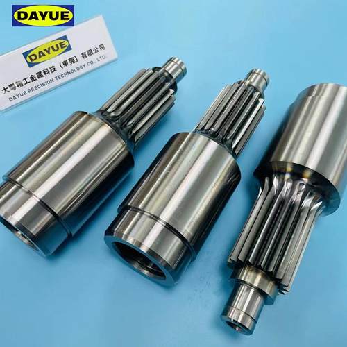 花键轴套精密配件加工定做渐开线机械传动连接杆螺旋齿轮轴定制