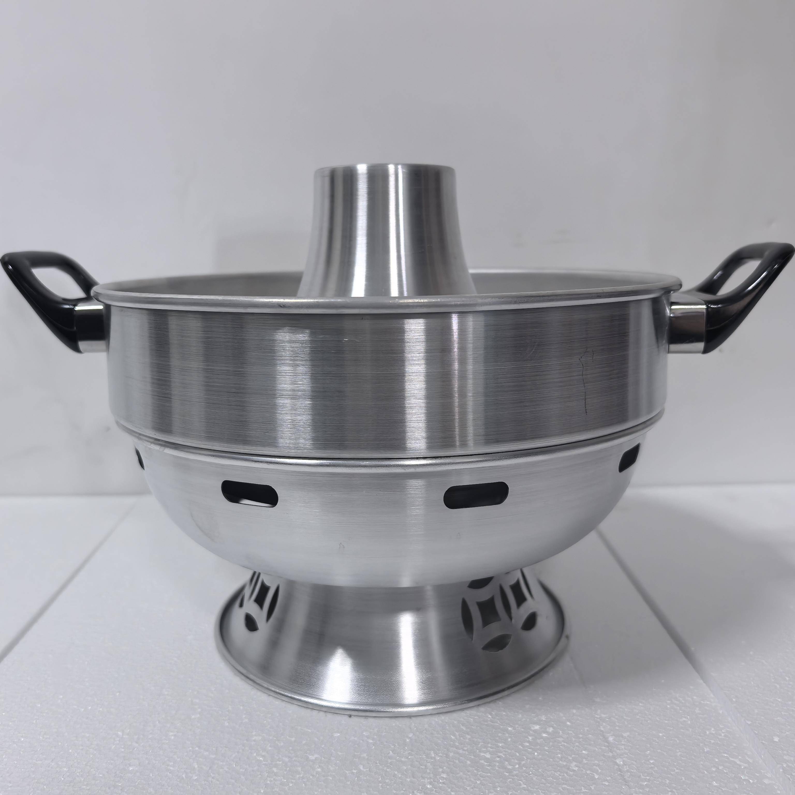 万州小火锅郭场鸡环保油燃料火锅市井小火锅鲜烧牛肉锅商用铝锅