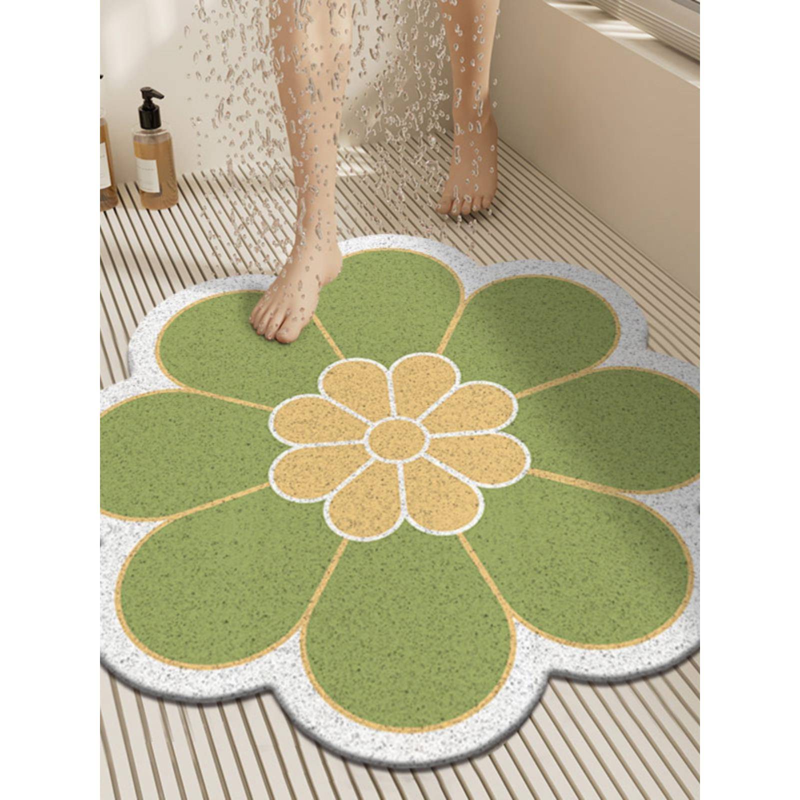 新型浴室防滑地垫淋浴房洗澡间地台防摔脚垫厕所卫生间浴缸隔水垫