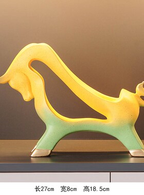 高级感牛气冲天红酒架牛摆件客厅酒柜餐柜轻奢装饰品Z电视柜酒托