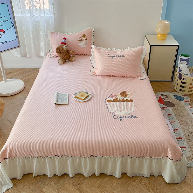 冰丝凉席2025新款床裙三件套床垫床盖可机洗夏天超凉感儿童软席子,床上用品,冰丝席,淘宝优惠券,粉丝福利购,淘宝优惠卷