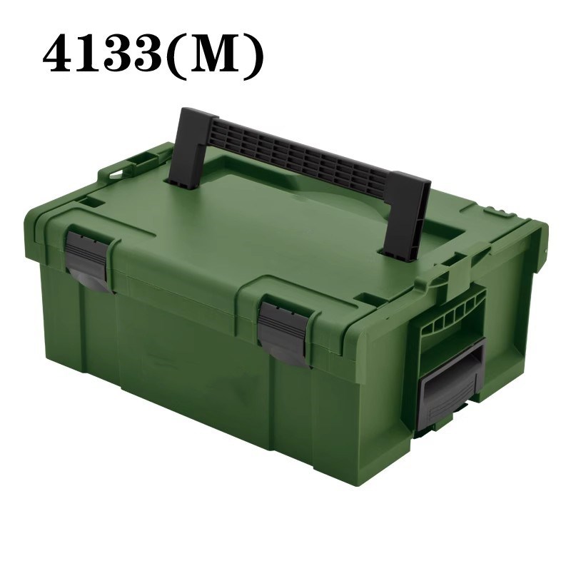 手提堆叠式五金工具箱电钻电z工木匠装修师傅多层组合收纳盒子