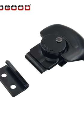 黑色旋转挂锁 K2-3001-89圆弧拉动式 箱柜 扣锁 卡扣