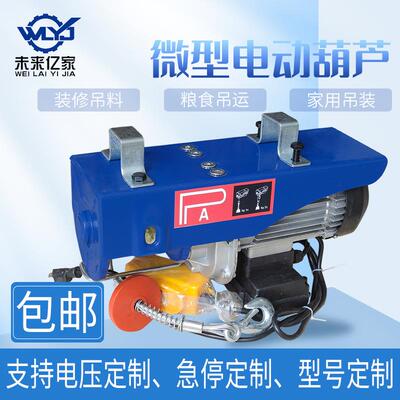 220V家用电动葫芦1TELECTRIC HOIST微型提升机110V440v小型电机