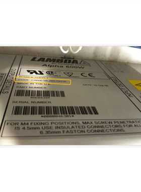 alpha600W CA600 5B.28D.12/12E 电源H60435 现货