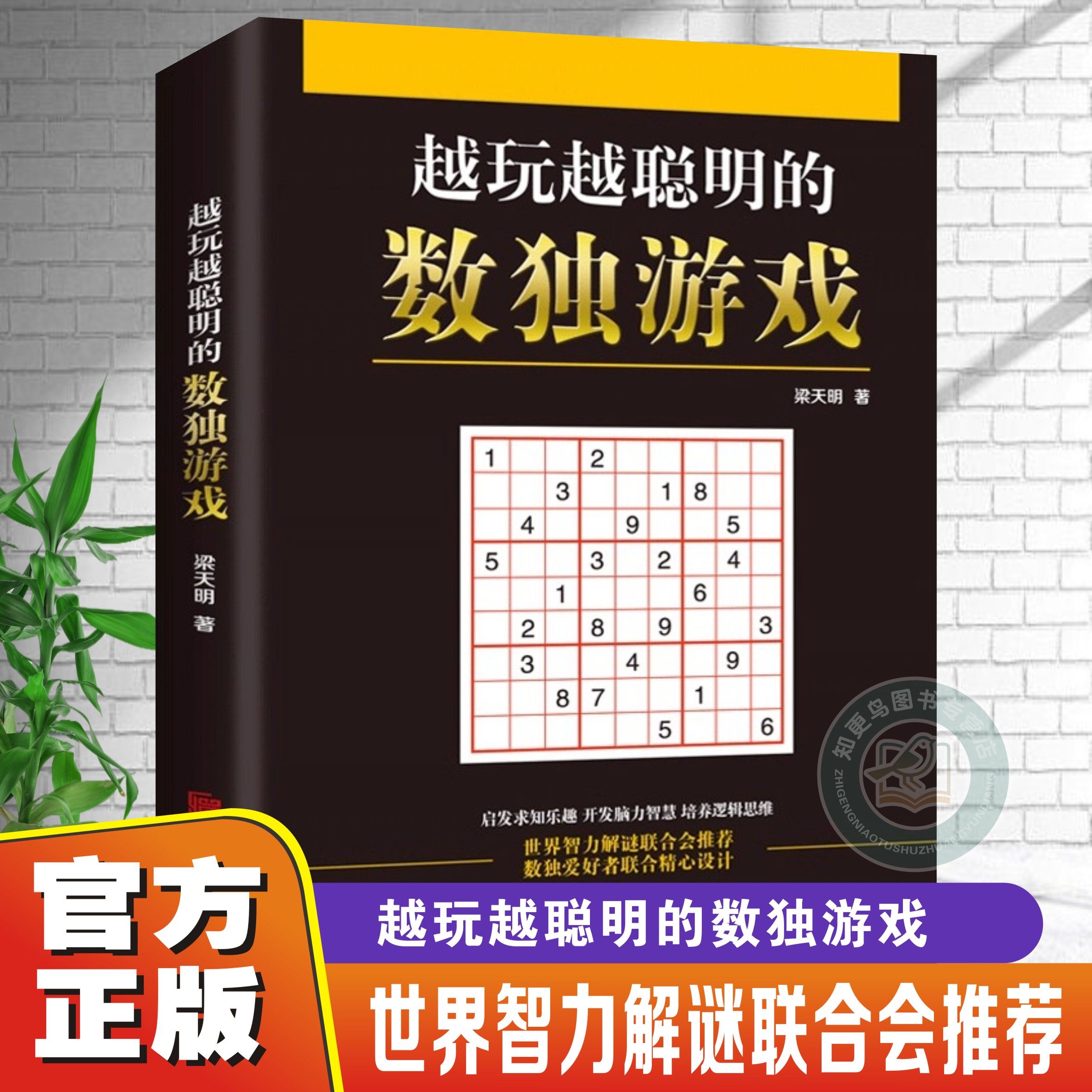 【官方正版】越玩越聪明的数独游戏 包含720道数独习题详细教程讲解激发探索兴趣开发智力培养逻辑思维儿童成人均可玩的数独游戏书