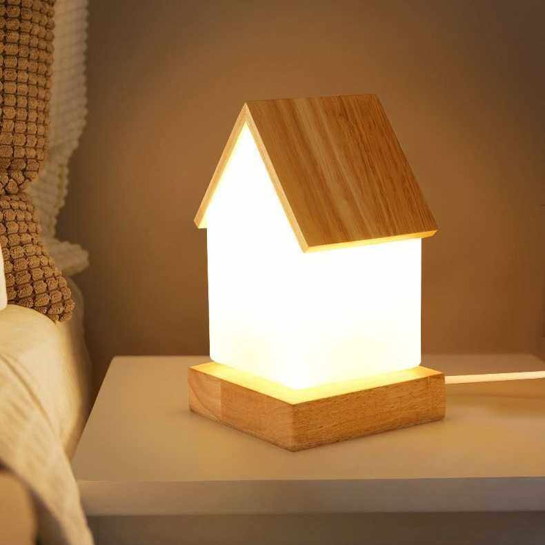 创意北欧原木小台灯卧室床头氛围夜灯学生宿舍桌面台灯USB线,农机/农具/农膜,其它农用工具,淘宝优惠券,粉丝福利购,淘宝优惠卷