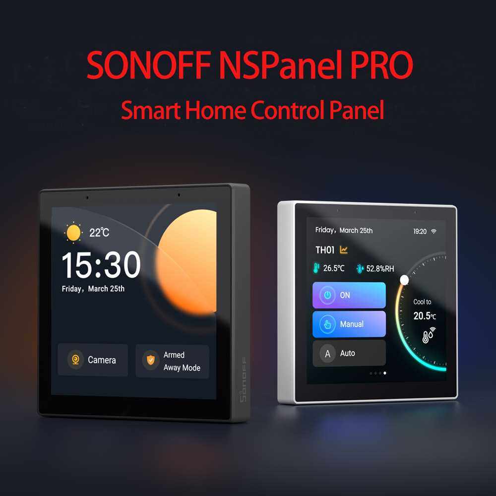 Sonoff Nspanel Pro智能家居控制面板Zigbee 3.0网关场景联动控制
