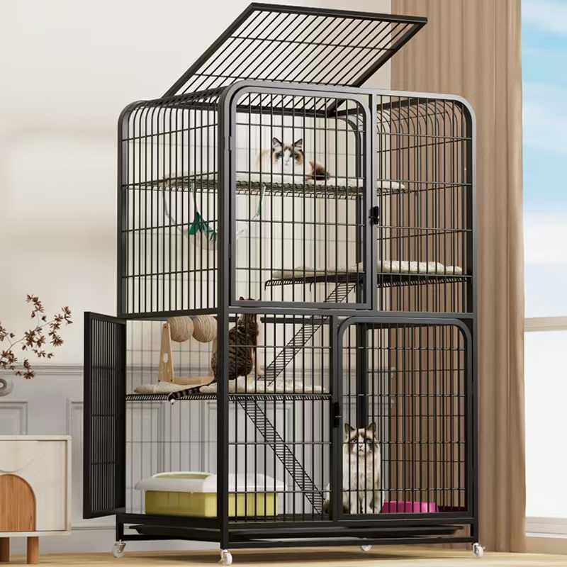 猫笼子家用室内不占地猫别墅超大屋自由空间一体多层猫咪睡窝猫舍
