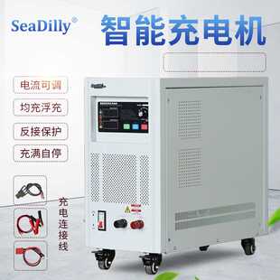 充电器36V40A智能恒流恒压充电机36V50A 60A 80A 工频充电机