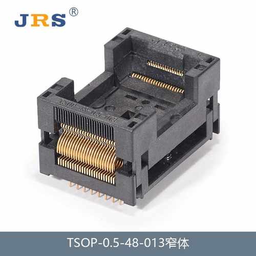 JRS TSOP48-13窄体 0.5mm 测试座 烧录座 老化座 IC socket编程座