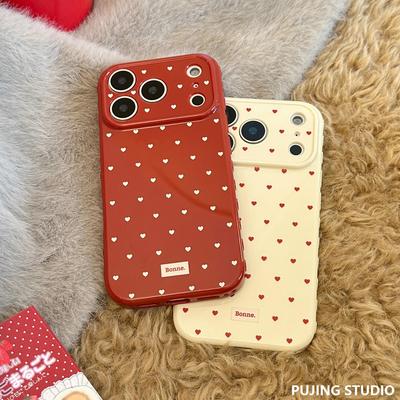 红色小爱心适用苹果17保护