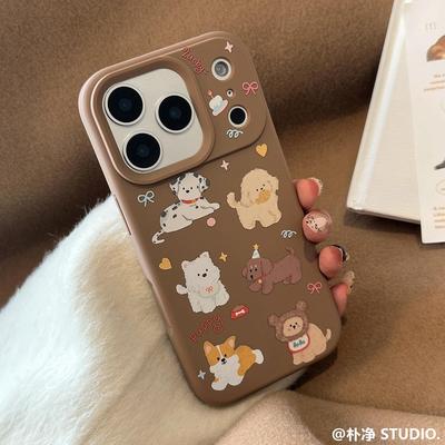 油画卡通小狗iphone17rma