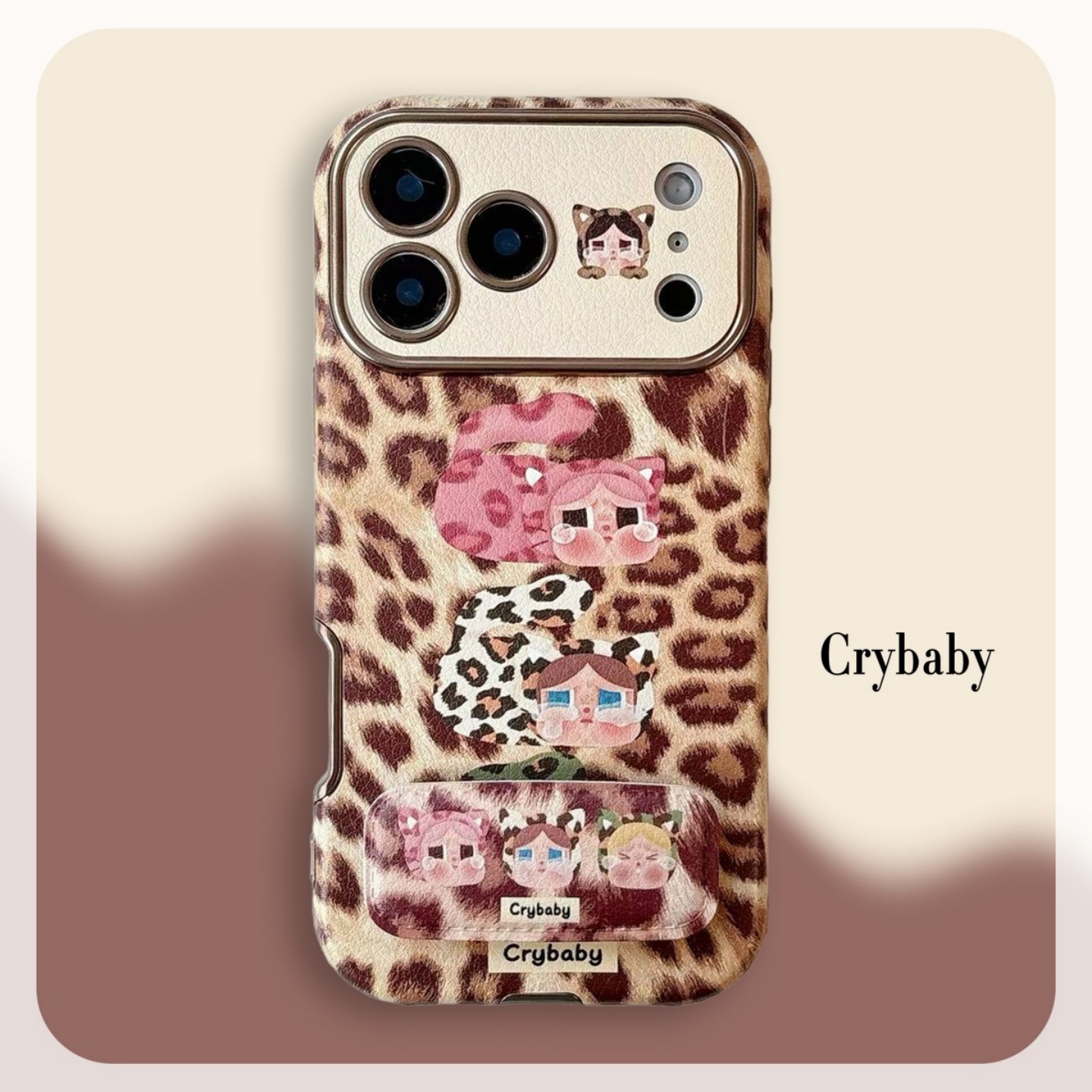 豹纹猫哭娃iPhone16prma保