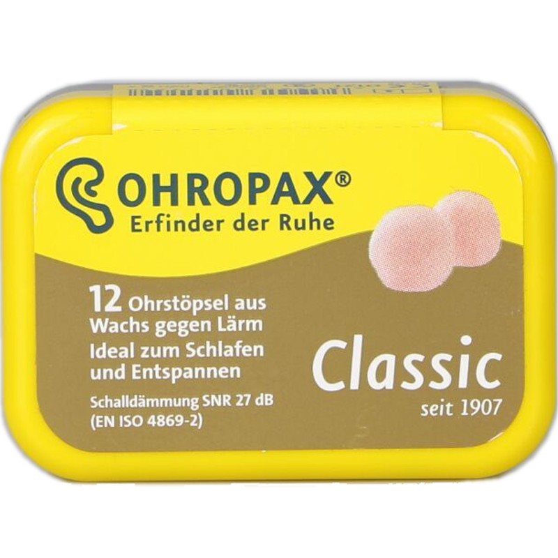 德国ohropax蜡丸耳塞防噪音睡眠宿舍I呼噜学习隔音睡觉不涨耳神器