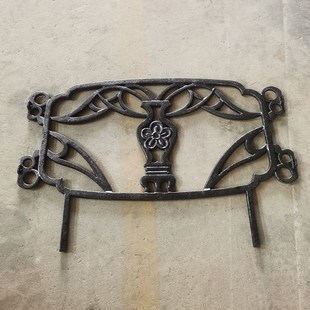 球墨铸铁草坪护栏花园栅栏铁艺矮围墙绿化带花坛围栏道路隔离栏杆