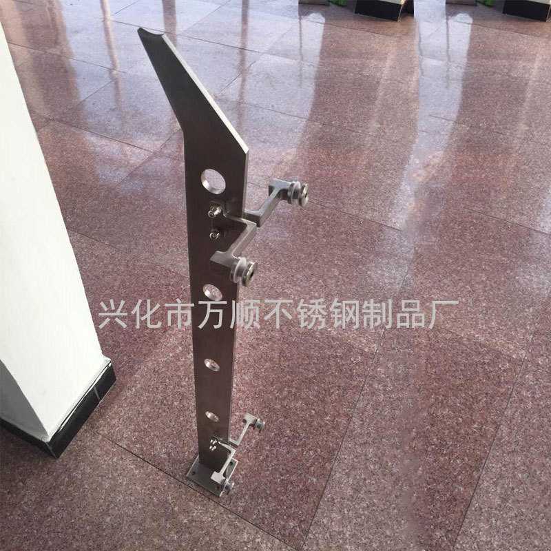 不锈钢立柱不锈钢玻璃扶手 玻璃栏杆 304不锈钢立柱
