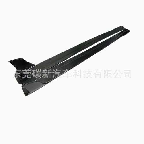 适用奥迪碳纤维侧裙改装侧扰流包围R8 V款侧铲裙边无损安装