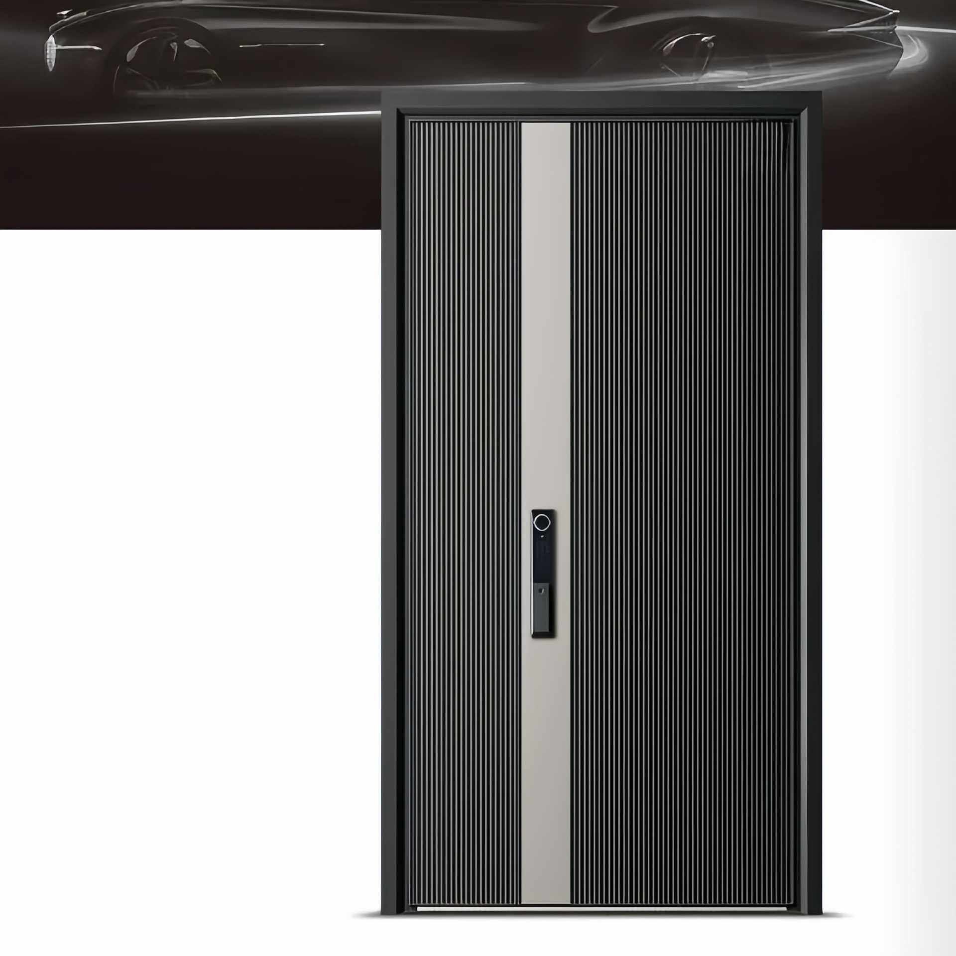 清新风奶油果绿高端铝木装甲门铸铝门铜门一门一景嵌入式指纹锁,电子元器件市场,其它元器件,淘宝优惠券,粉丝福利购,淘宝优惠卷