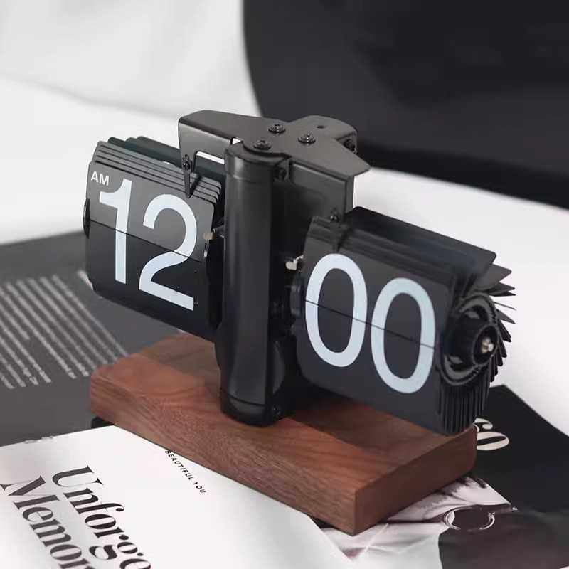 厂家跨境欧式自动翻页钟复古简约家居客厅座钟小天平机械翻页时钟,3C数码配件,摄像机配件,淘宝优惠券,粉丝福利购,淘宝优惠卷