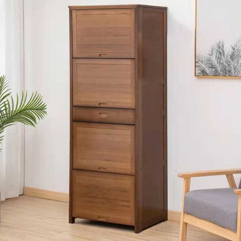 0A五斗柜五斗橱卧室实木简约现代楠竹抽屉柜置物柜三斗四斗柜收纳