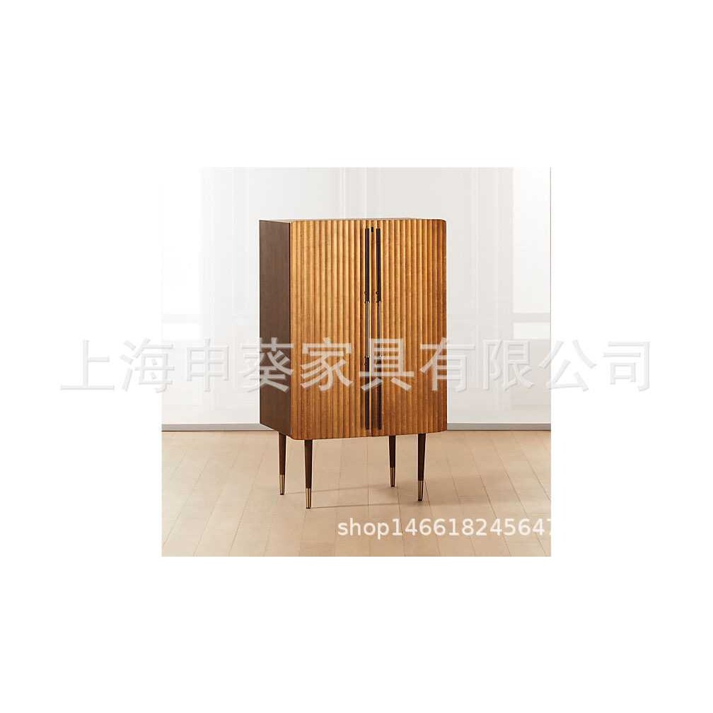 美式乡村现代实木创意极简收纳储物柜斗柜客厅卧室酒店别墅样板房