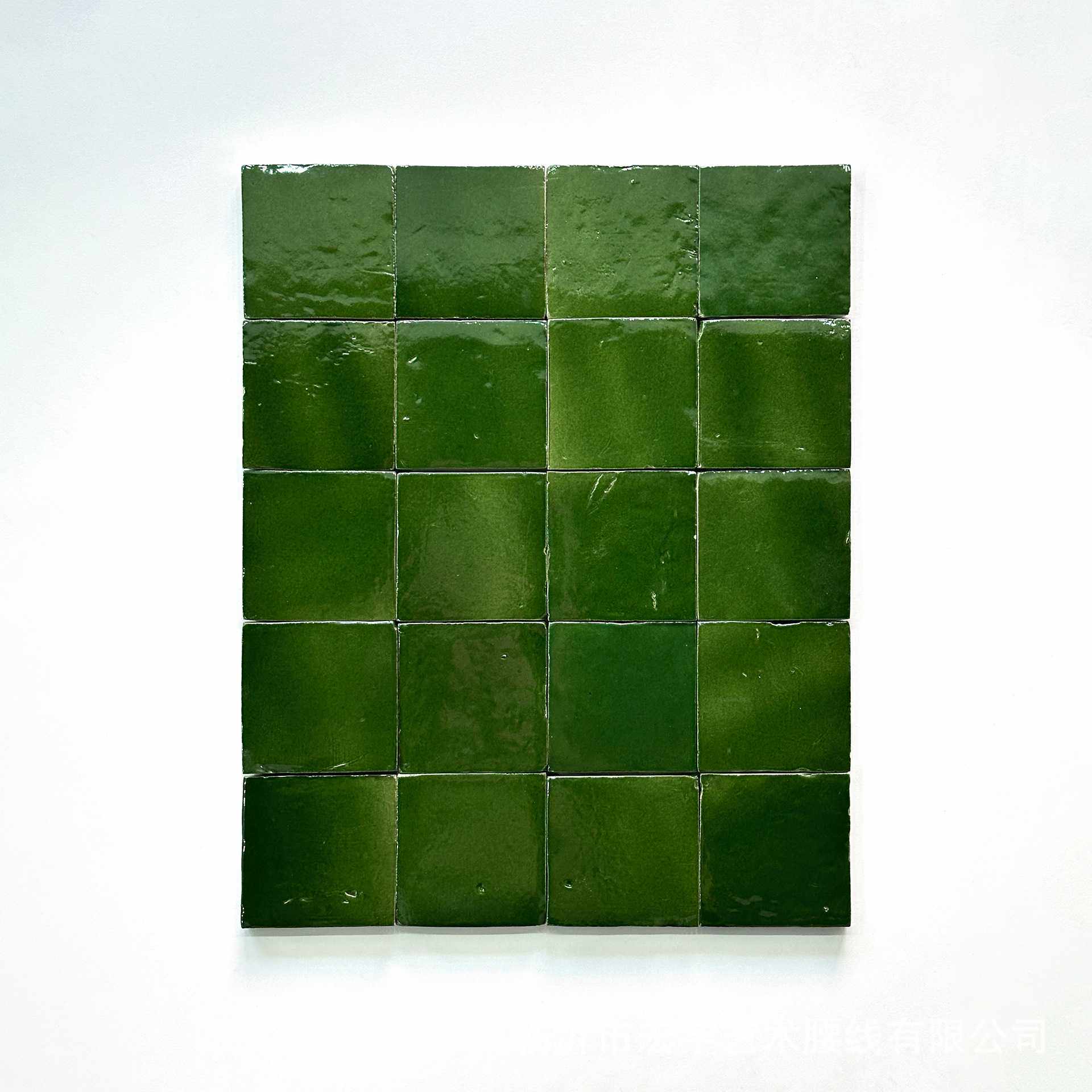 zellige纯手工泥胚 摩洛哥手工砖黄绿复古陶土砖卫生间墙砖背景墙