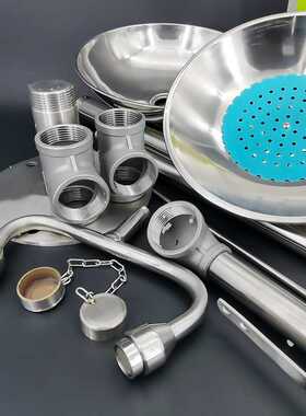 紧急洗眼器TEW6610复合式洗眼器落地式喷淋洗眼器304不锈钢洗眼器