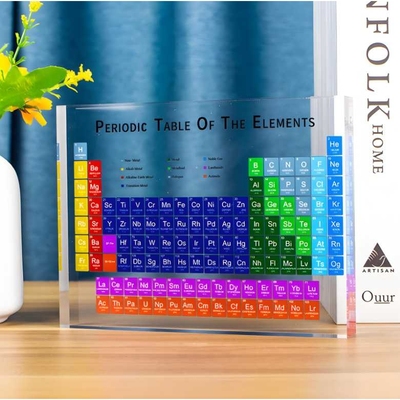 创意中高考化学元素周期表实物摆件初中生日礼物送同学毕业礼物