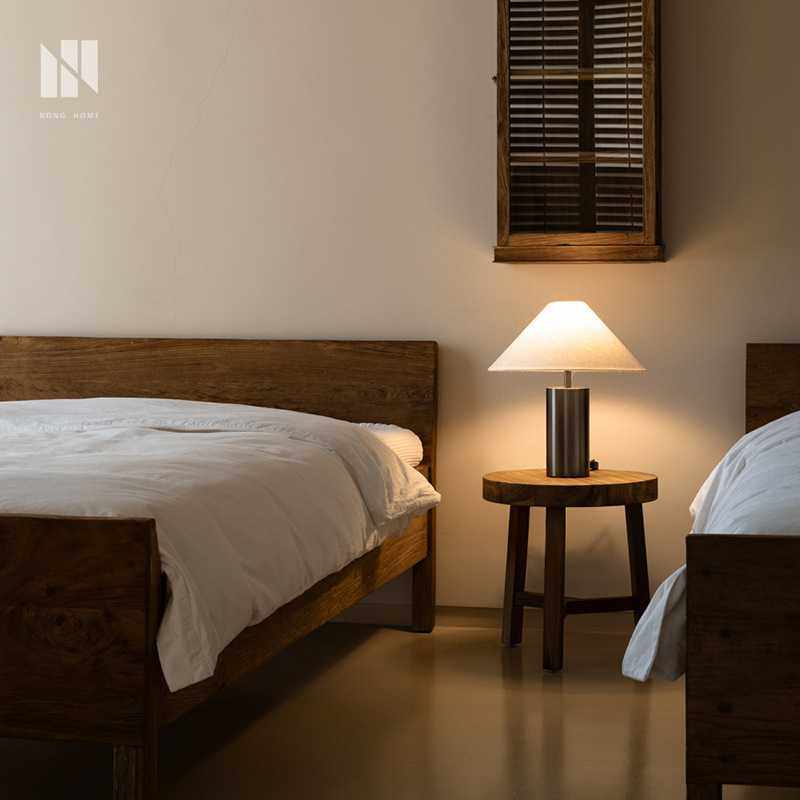 弄居  复古侘寂风实木圆几家用小户型客厅沙发边几原木床边几角几,3C数码配件,摄像机配件,淘宝优惠券,粉丝福利购,淘宝优惠卷