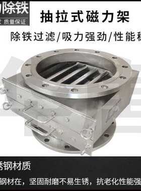 化工粉料磁性过滤器旋转除铁器 多层多级磁性过滤器 磁场13000GS