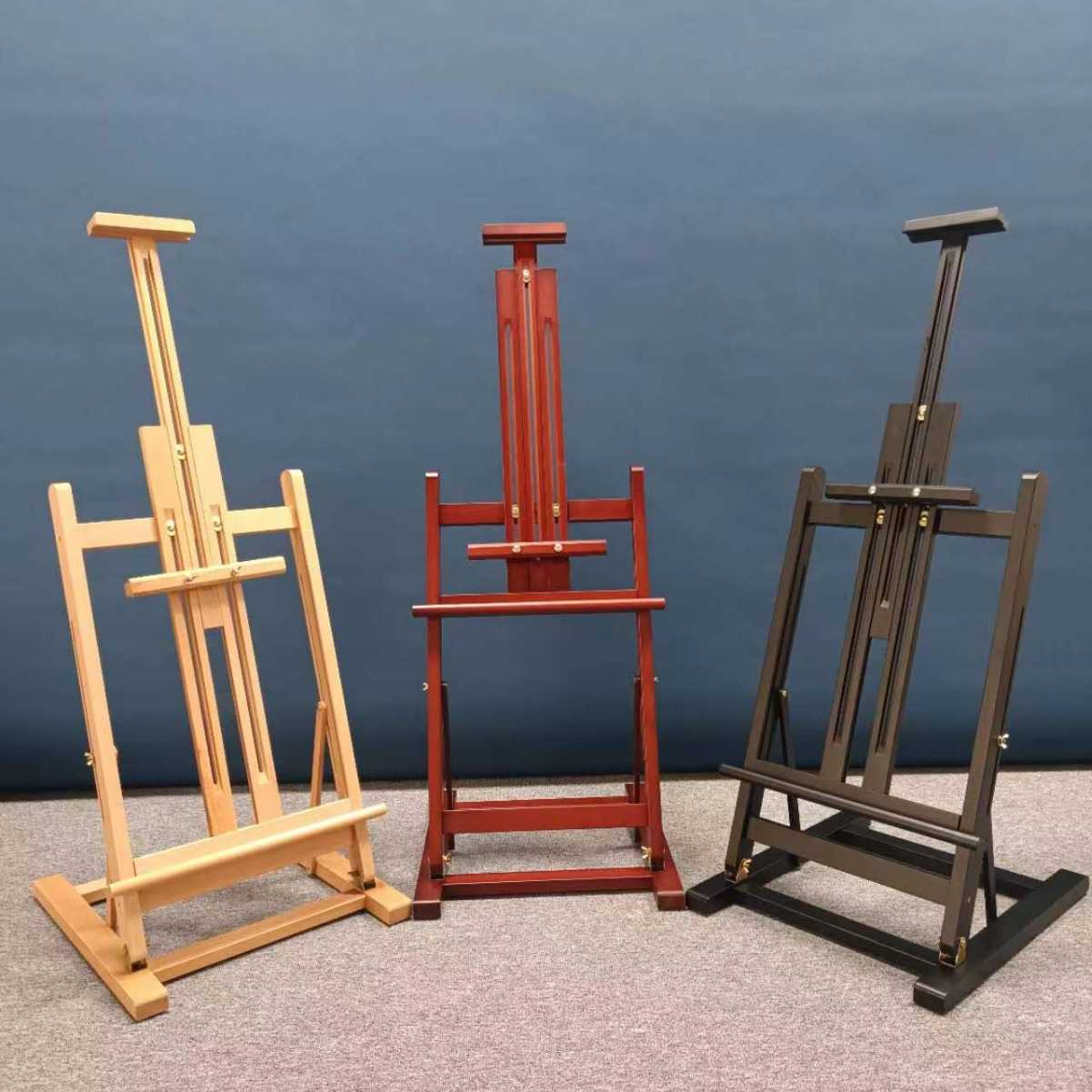 桌面大画架台式榉木制画架4开2开绘画板套装教学学习少儿画架木质
