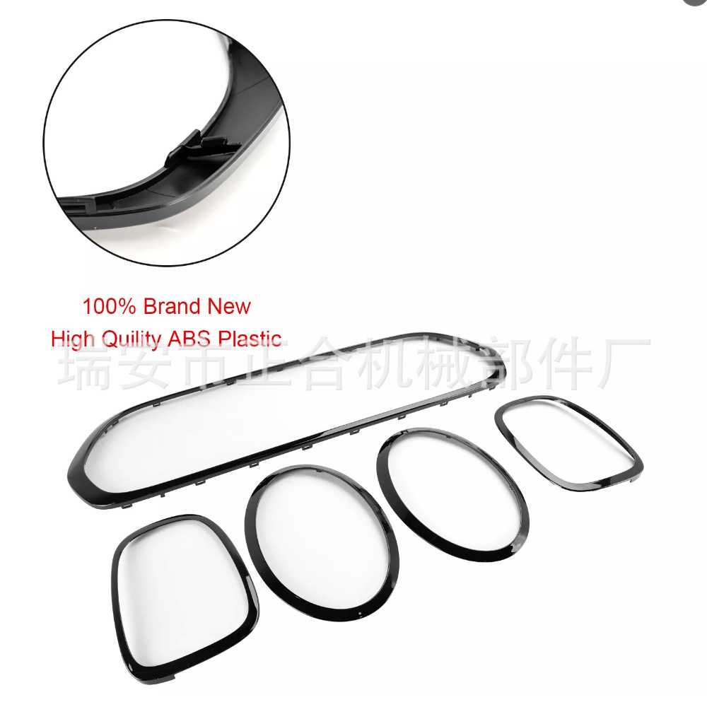 51137449207前格栅+车头灯+尾灯装饰适用于14-21迷你 F55 F56 F57