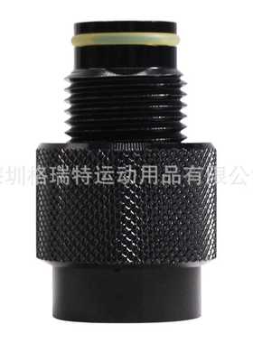 厂家 TR21-4、G1/2-14内牙外牙黑色铝制接头苏打充气接头