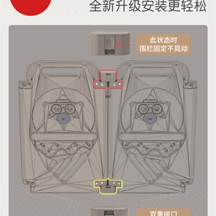 曼龙折叠围栏防护栏婴儿宝宝围栏地上儿童游戏栅栏爬行垫室内家用