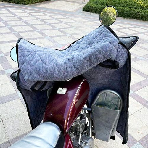 摩托车挡风被冬季防风保暖加绒加大跨骑男式125摩托通用新款护腿