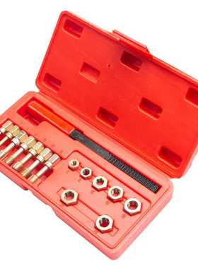 15PCS螺纹螺杆修复工具丝攻螺纹修复套装螺丝螺纹修复 汽修工具组