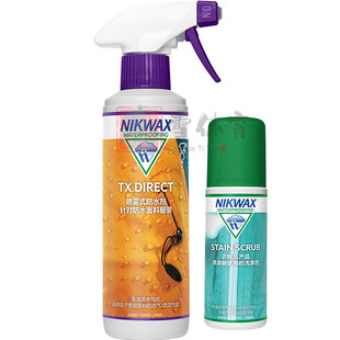 NIKWAX (不含PFAS)高效清洁污垢恢复衣服防泼水性能 面料透气性